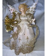 Trim A Home MAGICAL CHRISTMAS TREE ANGEL 15&quot; FIBER OPTIC LIGHTED - $39.59