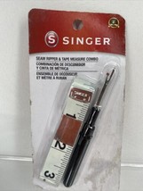 Seam Ripper 60&quot; Tape Measure Combo sharp sewing &amp; Ripping Tool SINGER 00... - $7.14