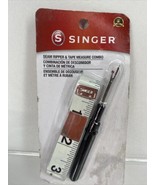 Seam Ripper 60&quot; Tape Measure Combo sharp sewing &amp; Ripping Tool SINGER 00... - $7.14