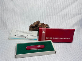 Vtg 1970&#39;s Victorinox Swiss Army Knife Bijou Commander In Box  5 Function - £39.34 GBP