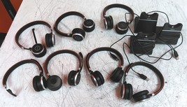 Defective Lot of 7 Jabra HSC018W Headsets and 3x DIV010 Charging Stands AS-IS - £126.61 GBP