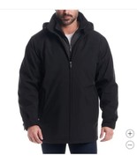 Weatherproof Mens Jacket Black Ultratech Hood Stretch Windproof Water-Re... - $1,104.81 MXN