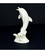 Vintage Lenox  Dolphin White And Gold Trimmed Porcelain - £11.16 GBP