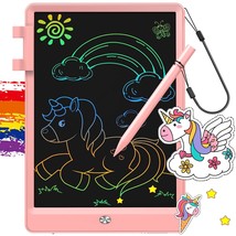 Toys For Girls Boys Lcd Kids Writing Tablet 10 Inch Drawing Pad, Colorful Screen - £30.36 GBP