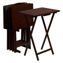 Multifunctional Folding TV Tray Tables 5 Pieces - £177.00 GBP
