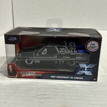 JADA 1:32 DIECAST Fast &amp; Furious X BLACK 1967 Chevrolet El Camino W/ Can... - $11.83