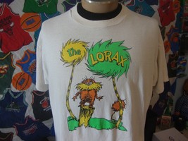 Vintage Dr Suess The Lorax 90s Movie Book Promo SINGLE STITCH T Shirt XL - £139.21 GBP