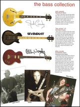 Jack Casady Allen Woody Vince Vinnie Hornsby Signature Epiphone Bass Guitar Ad - £3.31 GBP