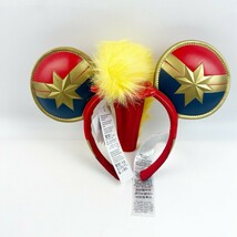 NWT Disney Marvel&#39;s Captain Marvel Ear Headband Mohawk Mickey Ears - $24.99