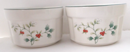 Lot 2 PFALTZGRAFF Winter Berry Dip Bowl Ramekin Dish Washer &amp; Microwave ... - £13.35 GBP