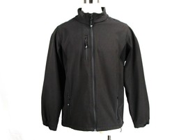 Reebok Soft Shell Fleece Jacket Men&#39;s 2XL Black Coat w Soft Sherpa Fleece Lining - £33.44 GBP