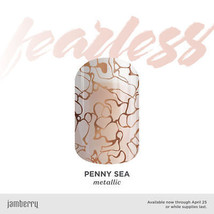 Jamberry PENNY SEA Full Sheet Nail Wrap - Fearless Exclusive - £14.79 GBP