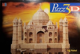 Puzz 3D Wrebbit Taj Mahal Foam 3D Jigsaw Puzzle 1077 Pc Milton Bradley GUC - $59.99