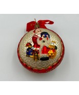 Waterford Nostalgia Santa Holding Globe Christmas Ornament - £31.86 GBP