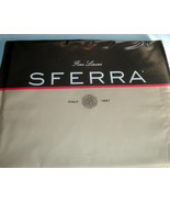 Sferra Celeste Twin Bed Skirt Mushroom Gathered Egyptian Cotton Percale New - $98.90