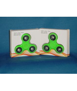 FIDGET HAND SPINNERS  Set of 2 GREEN High Quality Low Noise BRAND NEW IN... - $3.03 CAD