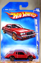 2009 Hot Wheels #131 Faster Than Ever 5/10 Buick Grand National Red/Black W Fte Sp - $12.00