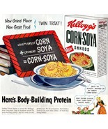 Kelloggs Corn Soya Shreds 1948 Advertisement Cereal Variety Pack DWHH4 - $59.99