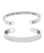You&#39;re the Sister I Got to Choose ~ Stainless Steel ~ Inspirational Brac... - €30,11 EUR