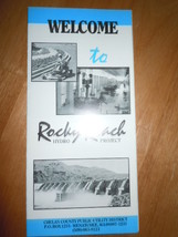 Welcome to Rocky Reach Hydro Project Brochure Wenatchee Washington - $9.99