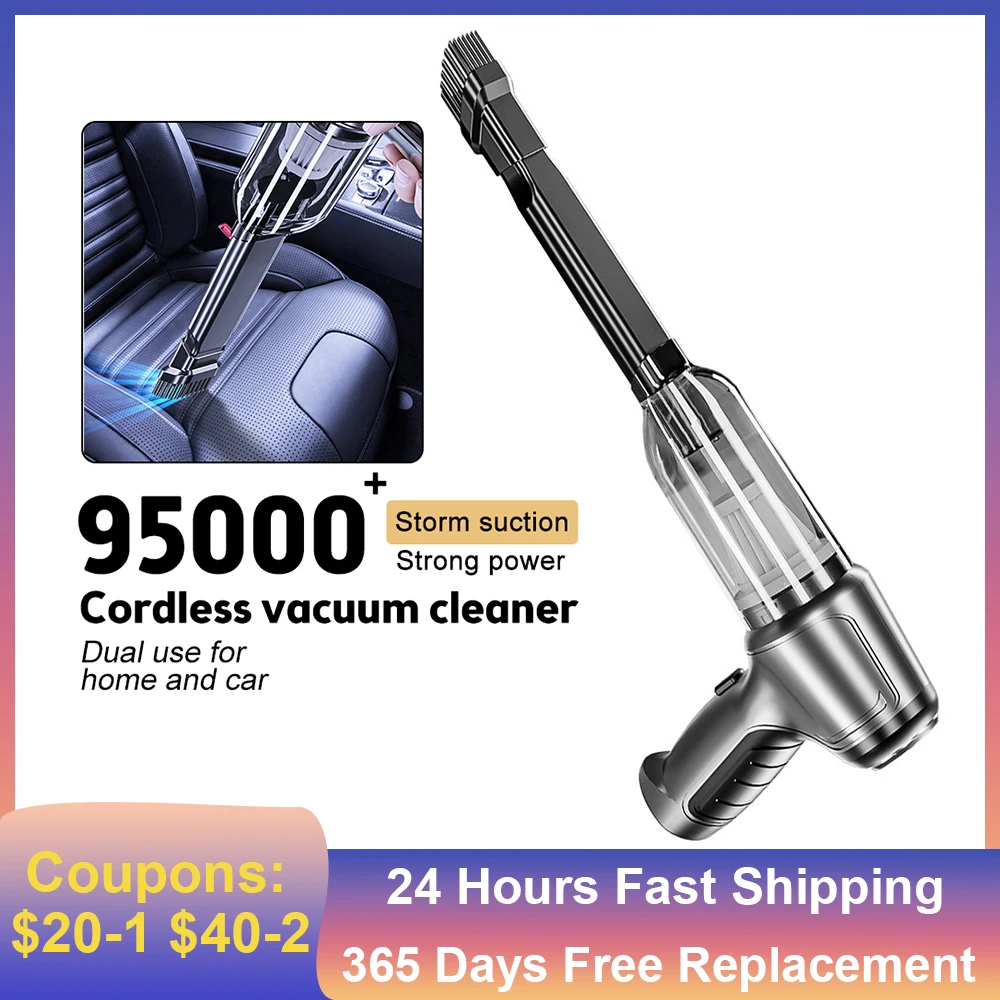 A car wireless vacuum cleaner high power air duster handheld wet dry vaccum cleaner car thumb200