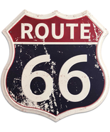 Route 66 Signs Vintage Road Signs Room Decor High Way Metal Tin Sign for... - £10.56 GBP