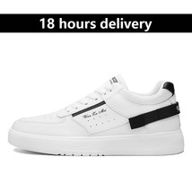 2021 New Fashion Men&#39;s Vulcanize Shoes 44 PU Casual White Men&#39;s Sneakers 43 Incr - £39.72 GBP