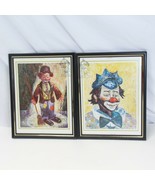 2 Clown Prints by Michele Compliments Klown Arabians  - £33.68 GBP