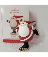 Hallmark Keepsake Christmas Tree Ornament 2013 Skating Santa Limited Edi... - $148.08 MXN