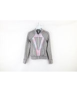 Ivivva Lululemon Girls Size 12 Define Full Zip Track Jacket Heather Gray... - $39.55