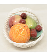 Vintage Capodimonte Large Fruit Basket Stamped - €54,04 EUR