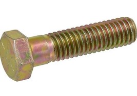 Hillman 882719 1/4&quot;-28 Fine Thread x 3&quot; Grade 8 Yellow Zinc Hex Cap Scre... - £8.43 GBP