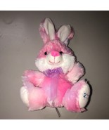 Tom&#39;s Toys International Pink Plush Bunny Rabbit Stuffed Animal Cozy Sof... - $111.85 MXN