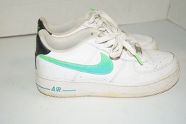 Nike Air Force 1 LV8 Youth 6Y Women&#39;s Size 7.5 White Green Aquamarine DJ... - £38.93 GBP