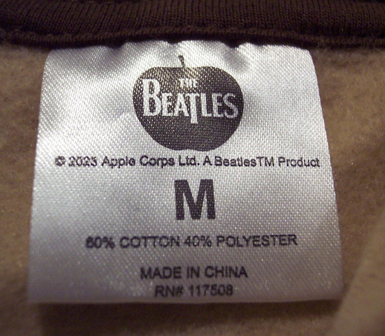 THE BEATLES Band HOODIE HOODED Sweatshirt MENS MEDIUM NEW w/ TAG Item image 3