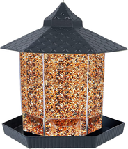 Wild Bird Feeder Hanging for Garden Yard outside Decoration,  Gazebo Birdfeeder - £22.36 GBP