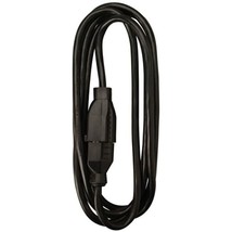 Master Electrician 02210ME 15-Feet Round Vinyl Extension Cord, Black (2-... - £19.05 GBP