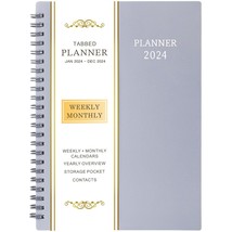 Planner 2024 - Jan 2024 - Dec 2024, 2024 Planner Weekly And Monthly Plan... - £12.74 GBP