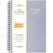 Planner 2024 - Jan 2024 - Dec 2024, 2024 Planner Weekly And Monthly Plan... - £12.58 GBP