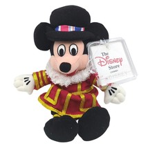 Beefeater Mickey Mouse Mini 8&quot; Beanbag Plush Disney UK Store Parks Rare NWT - $11.69