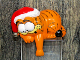 Vintage 1981 Garfield Christmas Mantle Shelf Stocking Hanger Hook Arm 5&quot; - £22.94 GBP