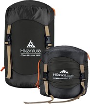 Hikenture Sleeping Bag Compression Sack, Upgrade Anti-Tear Nylon, Storage Bag. - £33.42 GBP