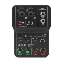 Usb Audio Interface+48V Phantom Power With 3.55M Microphone Jack,2I2 Audio Inter - £40.60 GBP
