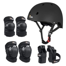 Jbm Rider Series Protection Gear Set For Children And Adults: Helmet, Kn... - £54.75 GBP