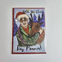 Elton John Christmas Blank Greeting Card Hold Me Closer Tiny Prancer Funny Quote - £1.53 GBP