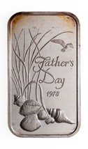 1978 Father&#39;s Day By MADISON Mint 1 oz. Silver Art Bar - $74.24