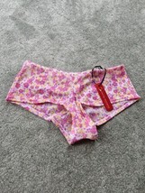 BNWT Loving Moments Size Small 8-10 Pink/Orange Flower Short Knickers - £1.97 GBP