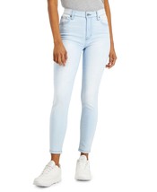 CELEBRITY PINK Juniors&#39; Mid Rise Skinny Ankle Jeans light Blue 15/32 B4HP - £15.69 GBP