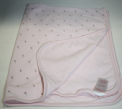 First Impressions Pink Rosebud Baby Blanket Receiving Small Cotton 3-6 m... - $311.02 MXN