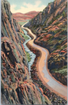 Big Thompson Canyon and Highway to Estes Park Colorado Postcard - $11.10